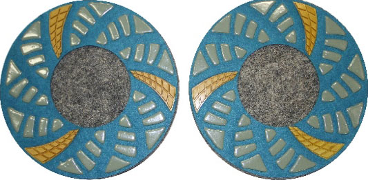 Diamond 13" Shiner Pad (1 CW and 1 CCW in Set)