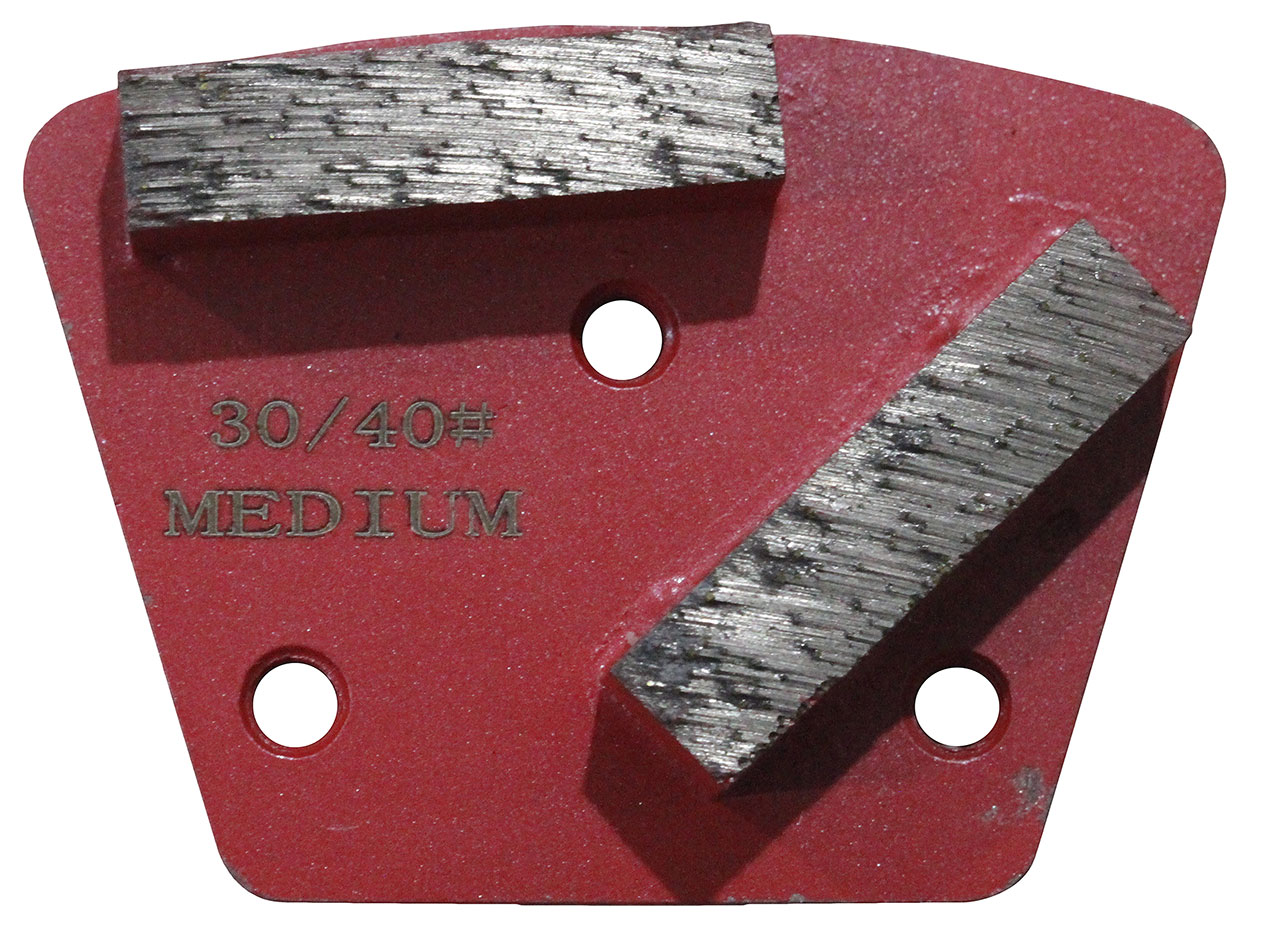 Diamond 30/40 Grit Medium Bond 2 Bar w/3-M6 Counter Clockwise (Set of 3)