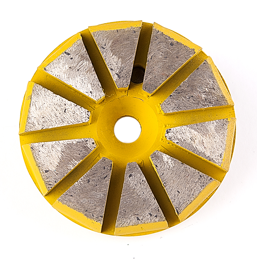 Diamond 10 Segment Metal Bond Polishing Pad w/Pin (Set of 3)