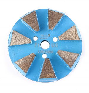Diamond 7 Segment Metal Bond XHC Polishing Pad (Set of 3)